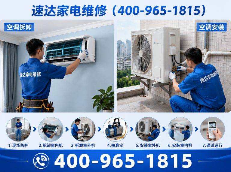 朝阳中央空调维修展示图